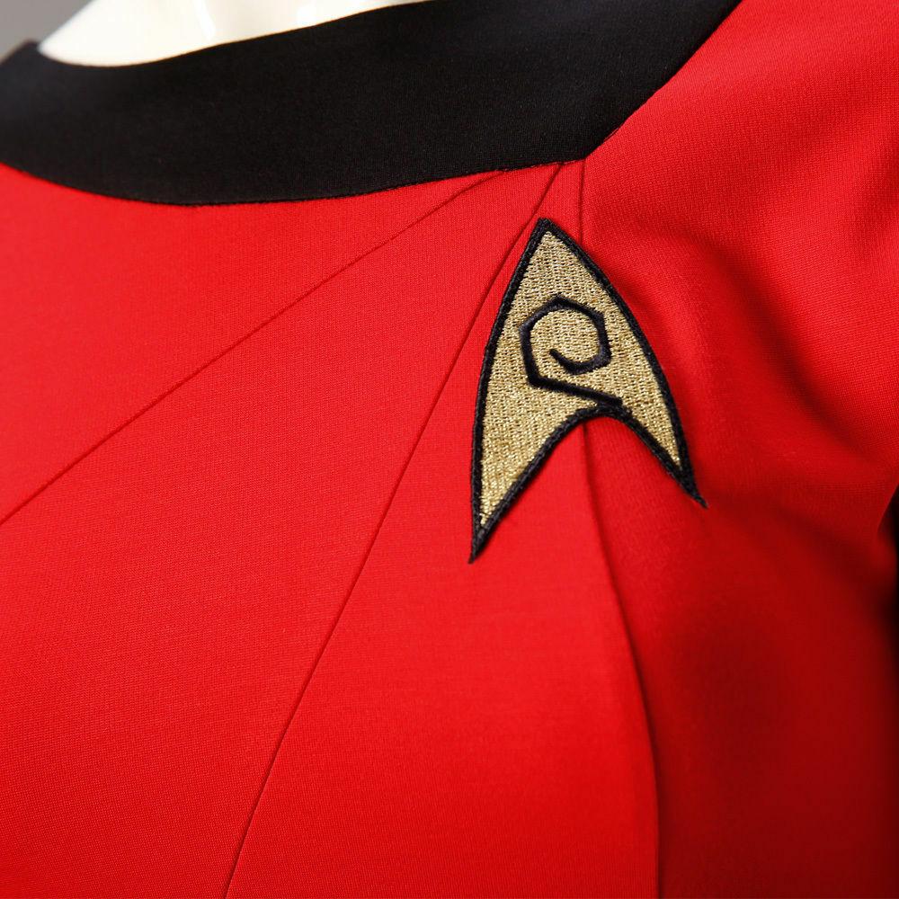 Star Trek  TOS The Original Series Female Duty Uniform Dress Cosplay Costumes