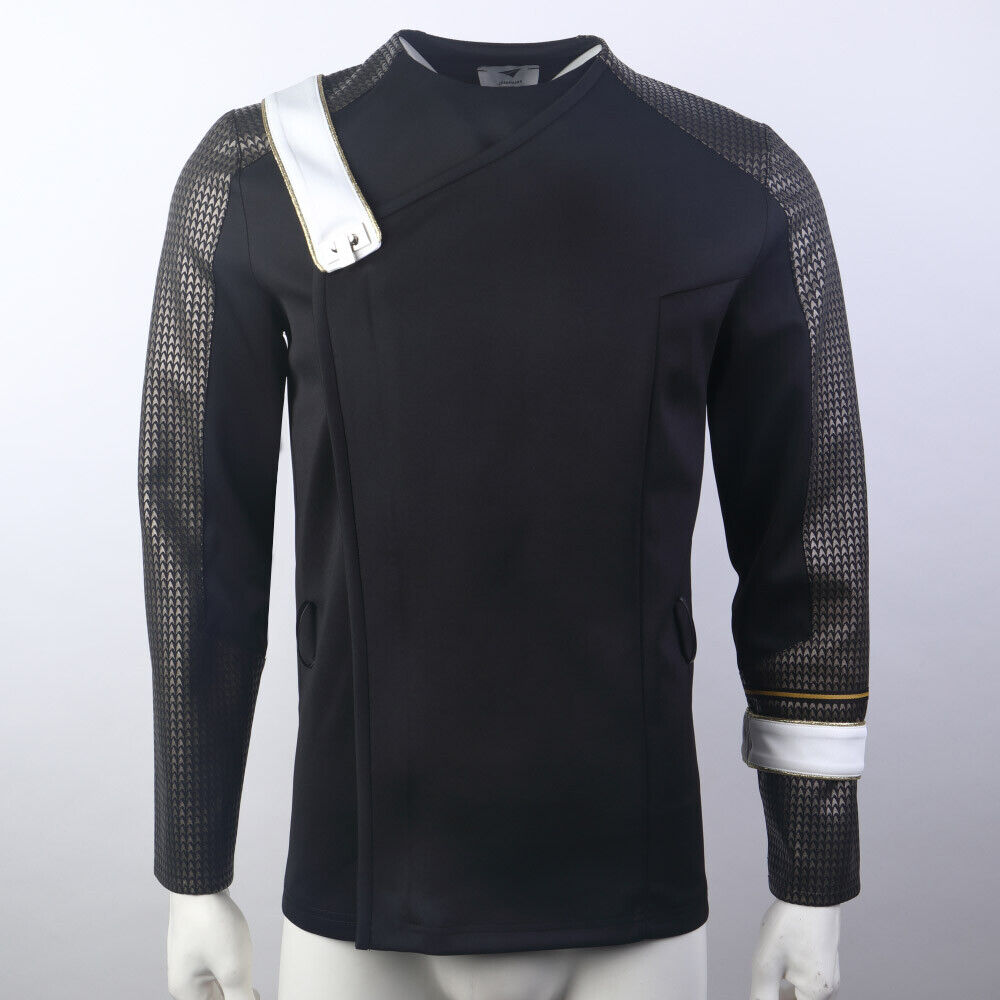 Strange New Worlds Captain Pike MM Black Jackets Starfleet Uniforms Costumes