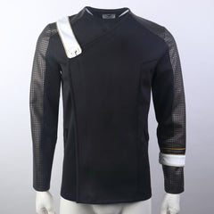 Strange New Worlds Captain Pike MM Black Jackets Starfleet Uniforms Costumes