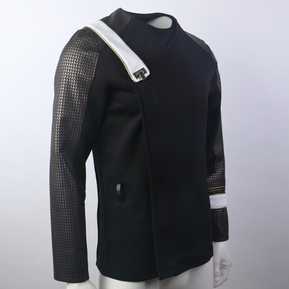 Strange New Worlds Captain Pike MM Black Jackets Starfleet Uniforms Costumes