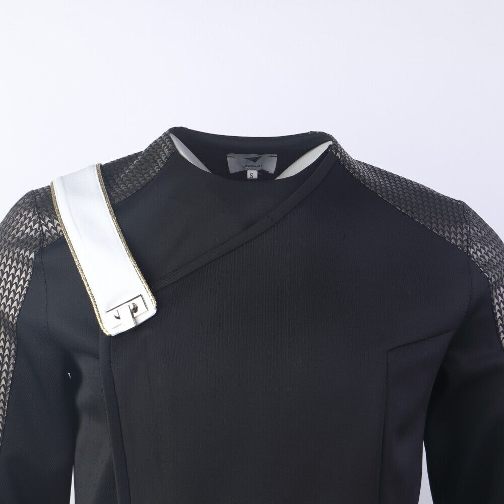 Strange New Worlds Captain Pike MM Black Jackets Starfleet Uniforms Costumes