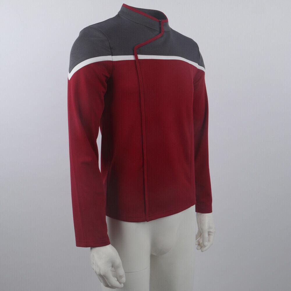 Strange New Worlds Lower Decks Dress Uniforms Starfleet Top Shirts Badge Costume