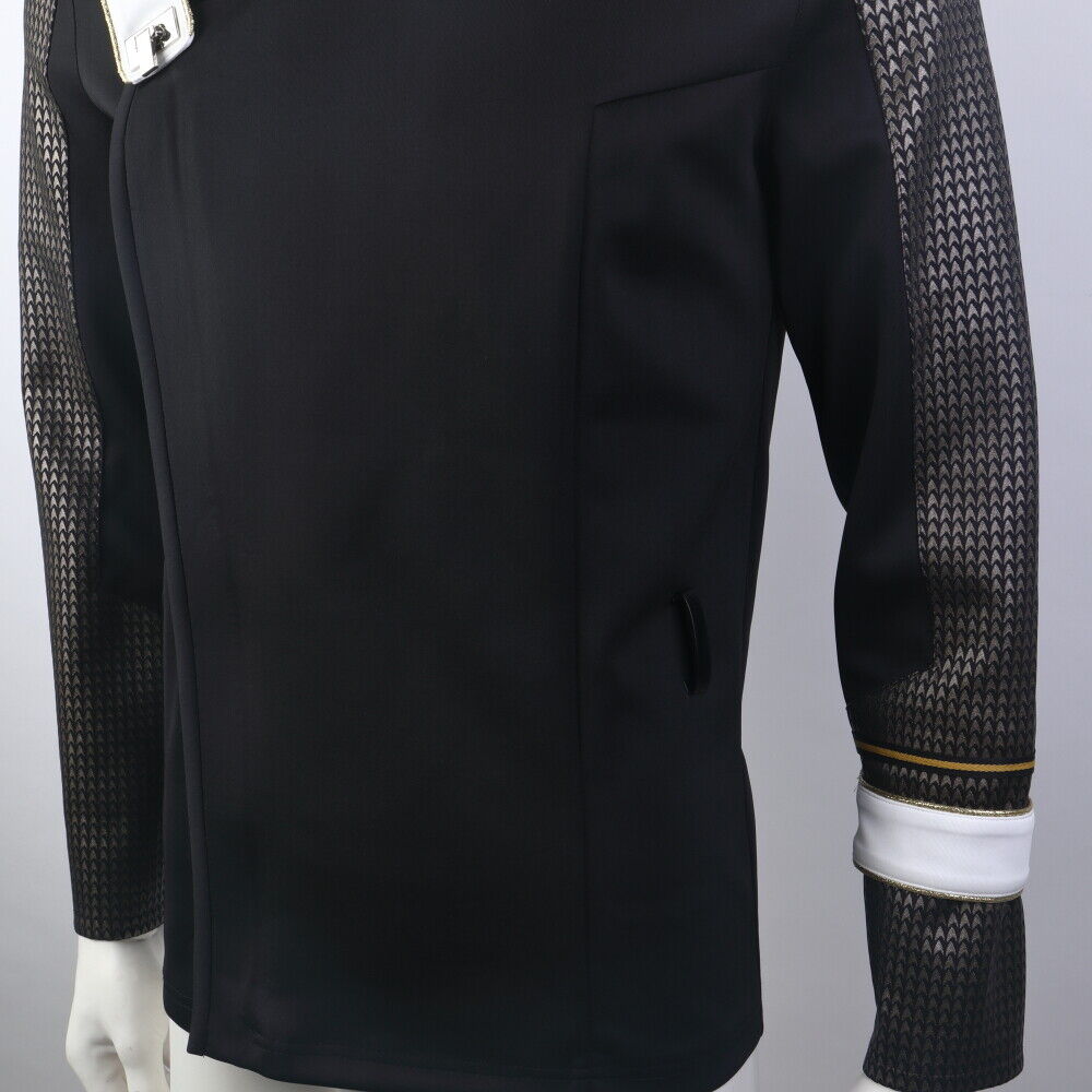 Strange New Worlds Captain Pike MM Black Jackets Starfleet Uniforms Costumes