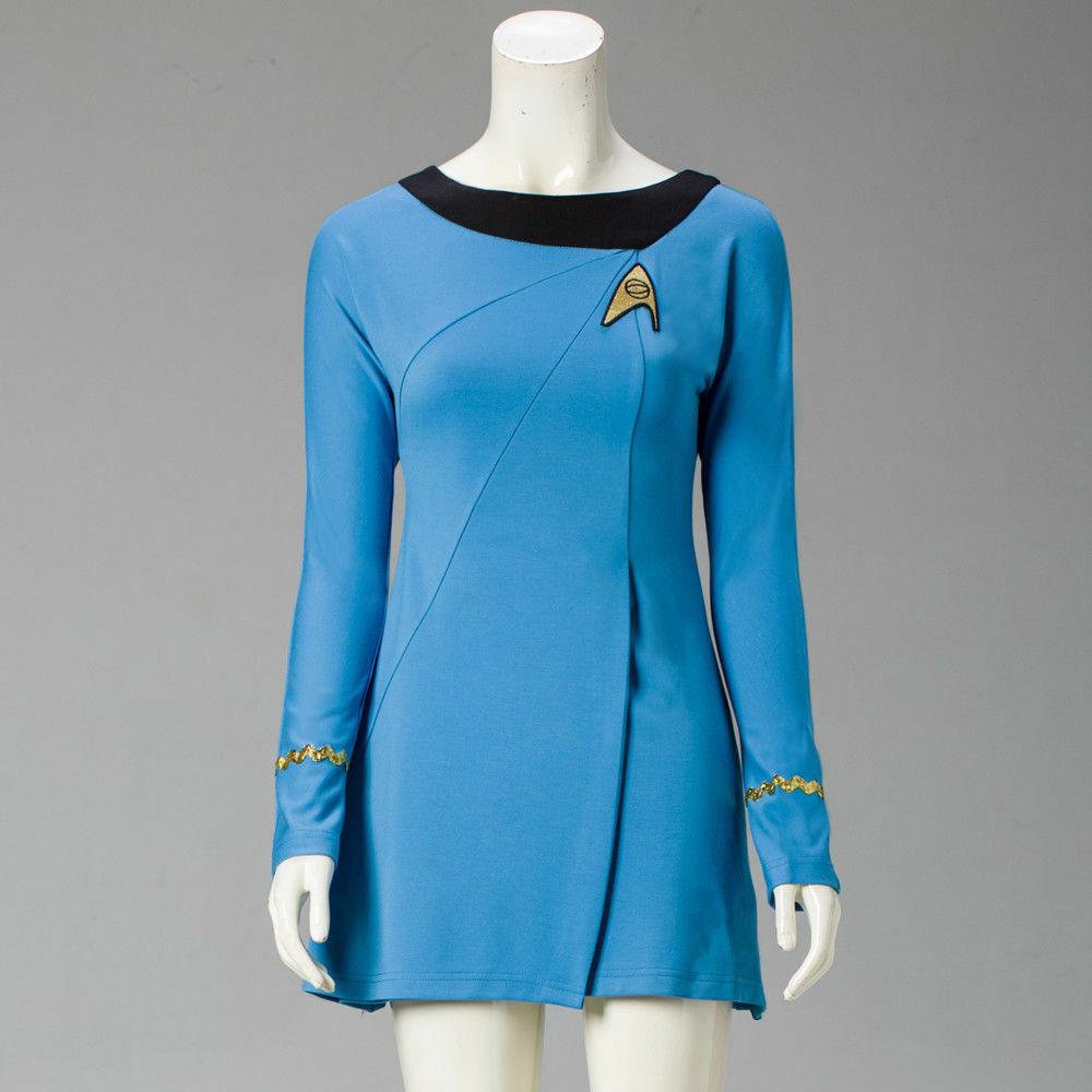 Star Trek  TOS The Original Series Female Duty Uniform Dress Cosplay Costumes