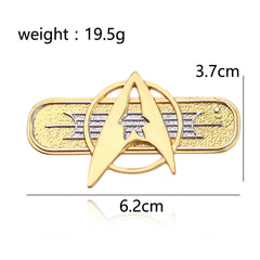 Star Trek The Original Series TOS Captain Kirk starfleet Pin Brooch Badge