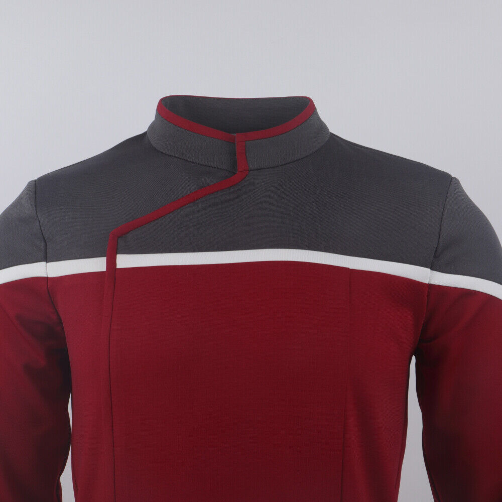 Strange New Worlds Lower Decks Dress Uniforms Starfleet Top Shirts Badge Costume