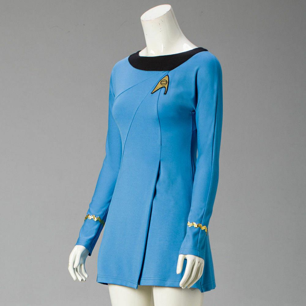 Star Trek  TOS The Original Series Female Duty Uniform Dress Cosplay Costumes