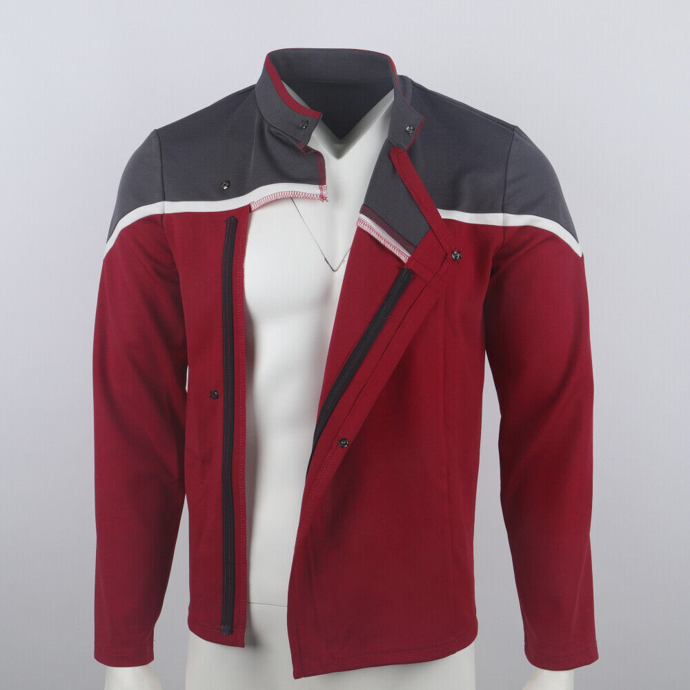 Strange New Worlds Lower Decks Dress Uniforms Starfleet Top Shirts Badge Costume