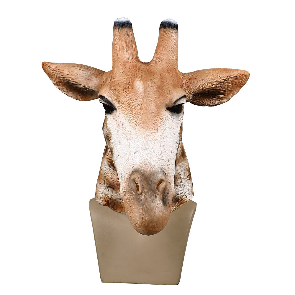 Animal Giraffe Cosplay Mask Halloween Props