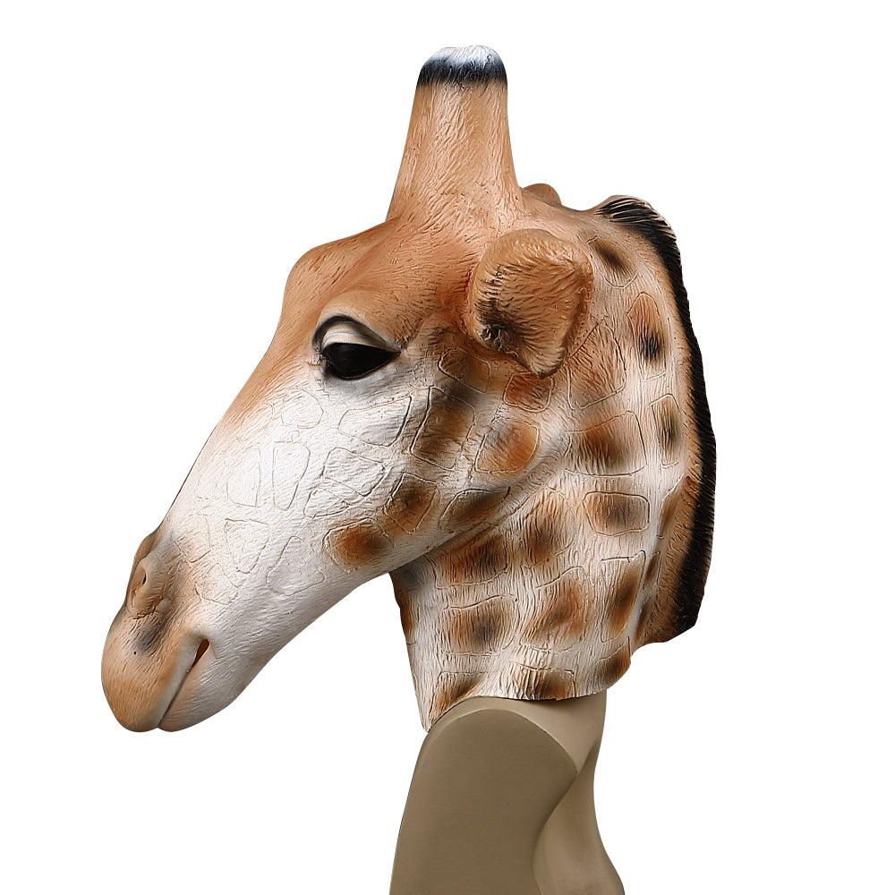 Animal Giraffe Cosplay Mask Halloween Props