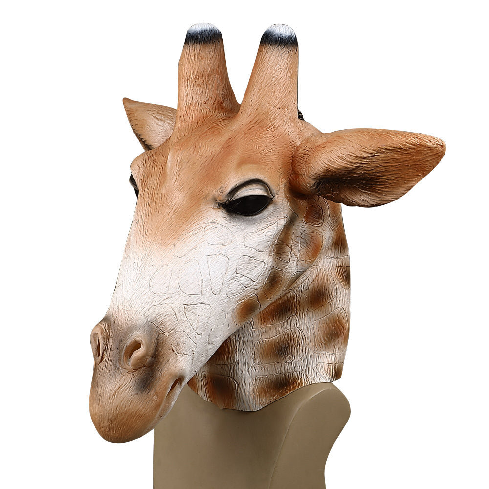 Animal Giraffe Cosplay Mask Halloween Props