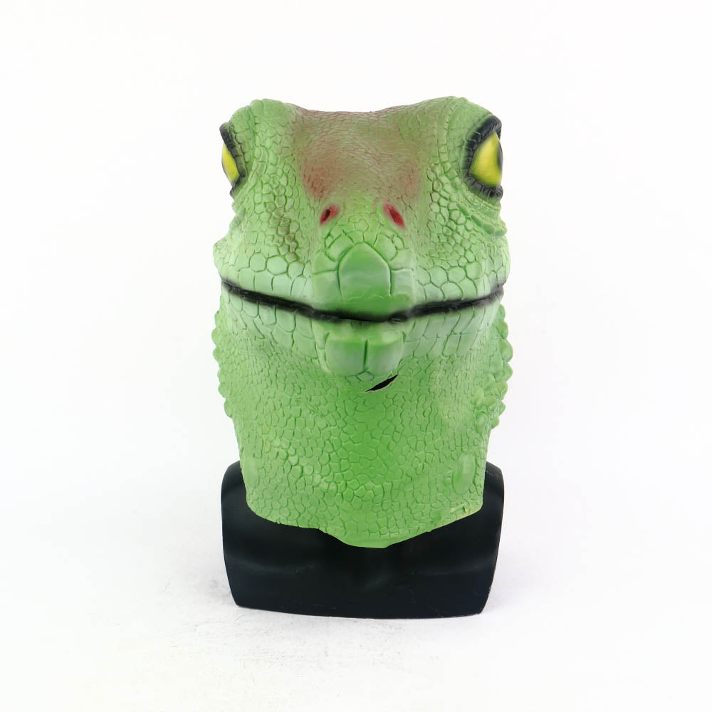 Animal Green Lizard Cosplay Mask Halloween Cosplay Prop