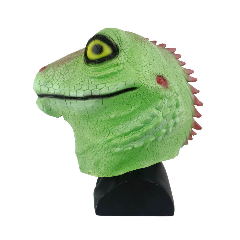 Animal Green Lizard Cosplay Mask Halloween Cosplay Prop