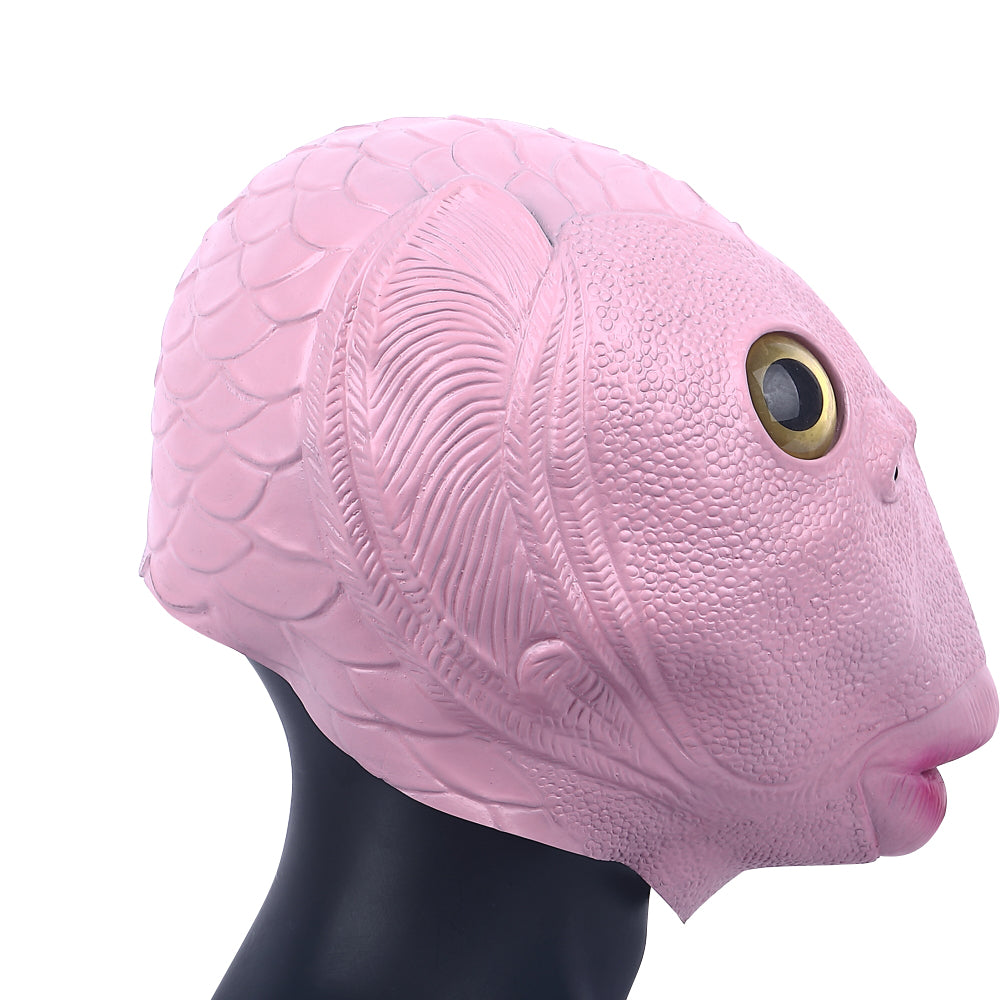 Animal Pink Fish Cosplay Mask Halloween Cosplay Prop