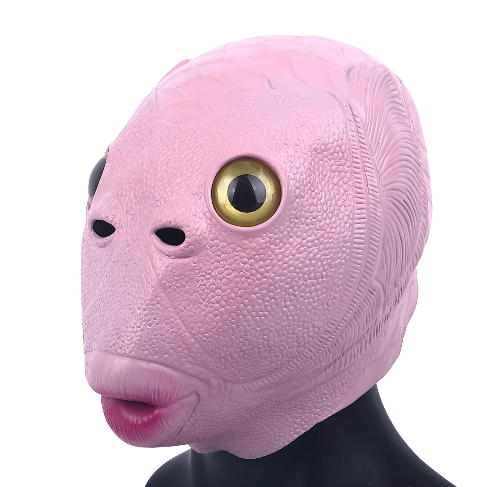 Animal Pink Fish Cosplay Mask Halloween Cosplay Prop